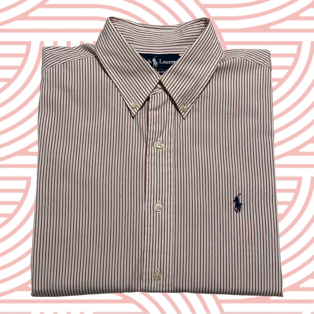 Men’s Vintage Polo Ralph Lauren Casual Button Down Shirt